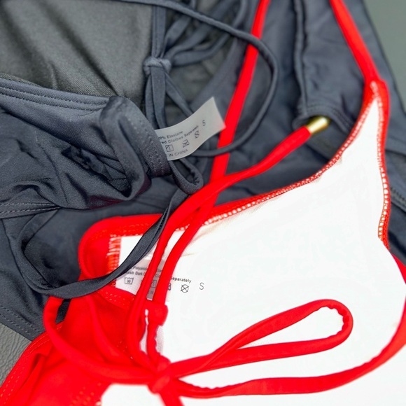 Swim Summer Beach High Cut One Piece Swimsuit Size Small - Picture 5 of 5